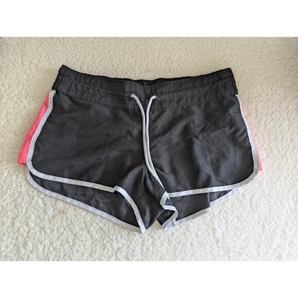 Old Navy Shorts Womens SZ S Black/Pink Athletic Go Out Go Active Pull On Running - Picture 1 of 8